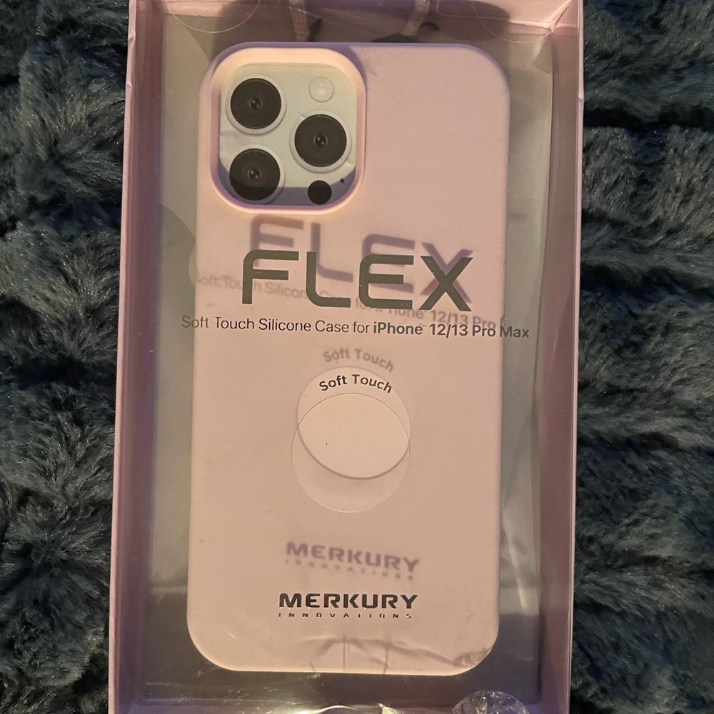 IPhone 12/13 PROMAX pink silicone case